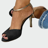 Karolína Elegantni Sandal Delikatni Metalni Trak