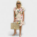 Lillian - Cvetlične Elegatne Obleke