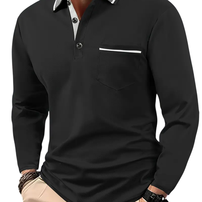 Larsen™ | Klasična polo majica z dolgimi rokavi" can be rewritten as:

"Larsen™ | Klasična polo majica z dolgimi rokavi