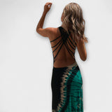 Livia - Maxi obleka z zvezdnatim nebom in batiko