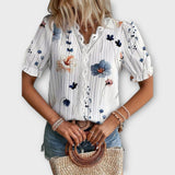 Emily - Modna bluza z V-izrezom