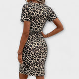 Stilske obleke z leopardjim potiskom