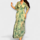 Lana - Stilske cvetlične obleke z V izrezom