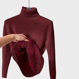 Kaja - Mehka Pulover s Turtleneck Ovratnikom