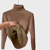 Kaja - Mehka Pulover s Turtleneck Ovratnikom