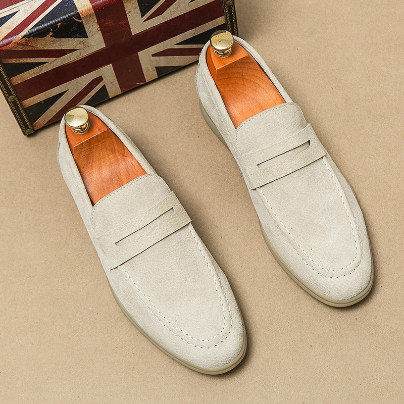 Firenze Chic Nubuck Moccasins