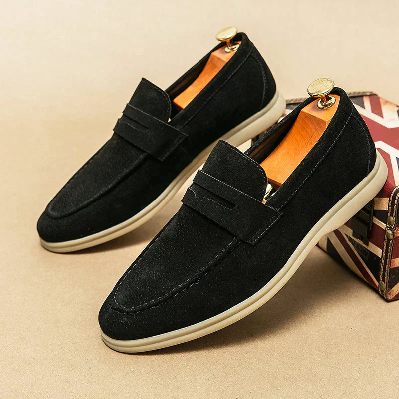 Firenze Chic Nubuck Moccasins