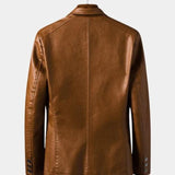 Jonas™ | Usnjena jakna v karamelnem tonu