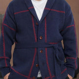 Rom™ | Pleten plašč z obsegom