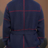 Rom™ | Pleten plašč z obsegom