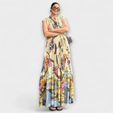 Elegantne plisirane obleke z dolgimi rokavi