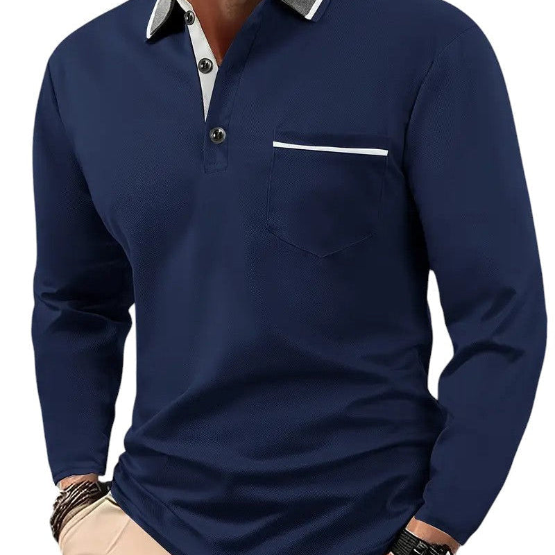 Larsen™ | Klasična polo majica z dolgimi rokavi" can be rewritten as:

"Larsen™ | Klasična polo majica z dolgimi rokavi