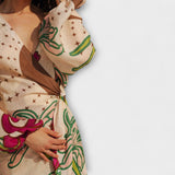 Tracey - Maxi obleka z vezanjem