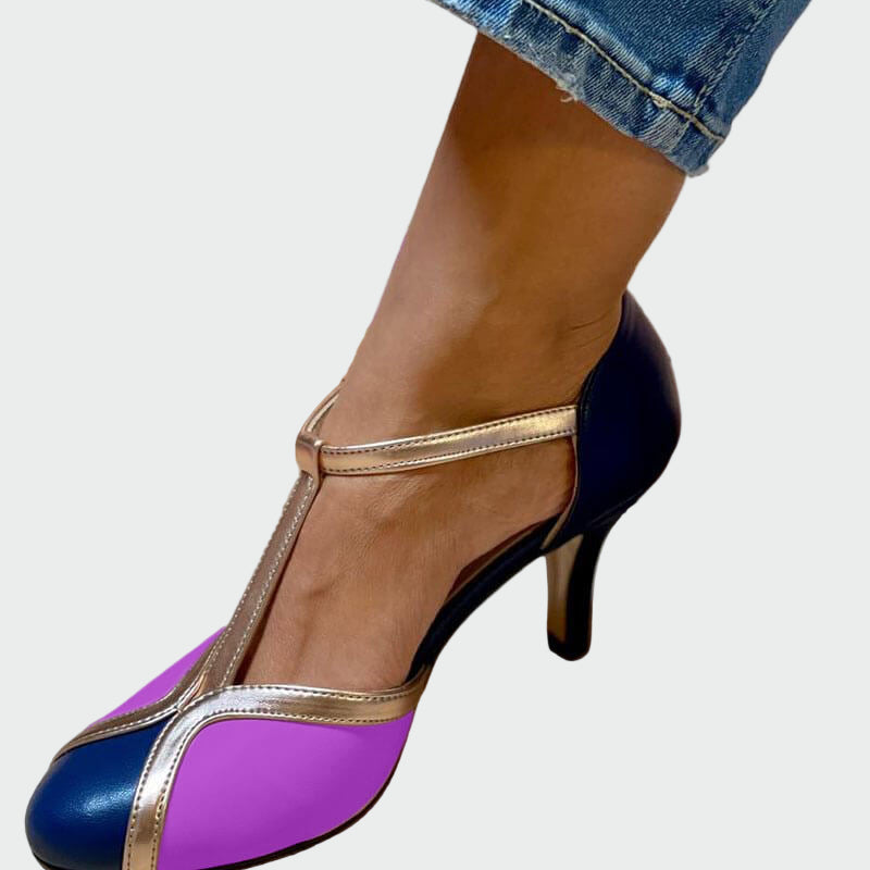 Anna Elegantni RetroSandali SrednjaPetkaTPasom