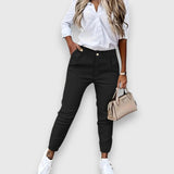 Isabel – Elegantne hlače z visokim pasom