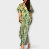 Lana - Stilske cvetlične obleke z V izrezom