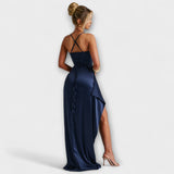 Krissi - Maxi obleka v morsko modri