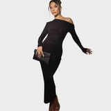 Vesna - Svetleča Maxi Obleka